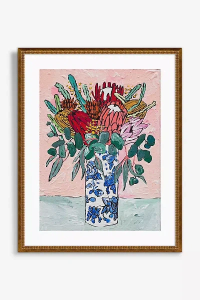 Artfully Walls Australian Banksia Floral Bouquet Wall Art In Multi