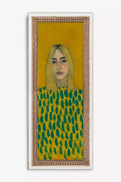 Artfully Walls Blonde Yellow Girl Wall Art In Multi