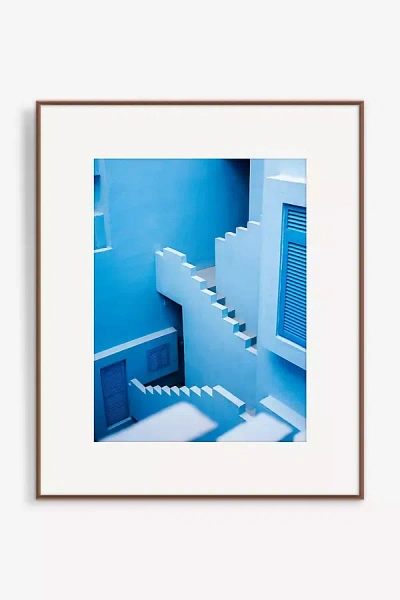 Artfully Walls Blue Maze Of Muralla Wall Art