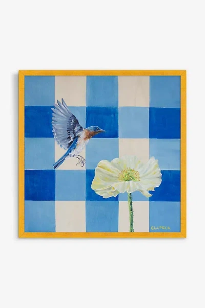 Artfully Walls Bluebird & Icelandic Poppy Wall Art