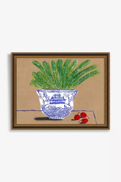Artfully Walls Bowl And Berries Wall Art In Brown