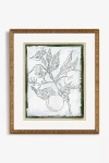 Artfully Walls Carved Botanical: Orange Blossom On Green I Wall Art