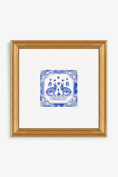 Artfully Walls Delft Lucky Bunnies Wall Art