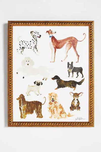 Artfully Walls Dog Collage Wall Art In Brown