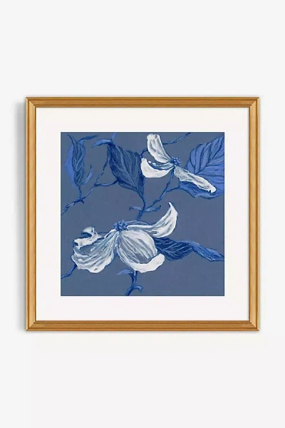 Artfully Walls Dogwood On Blue Ii Wall Art
