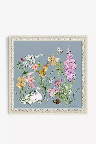 Artfully Walls Floral Swan Collage Wall Art