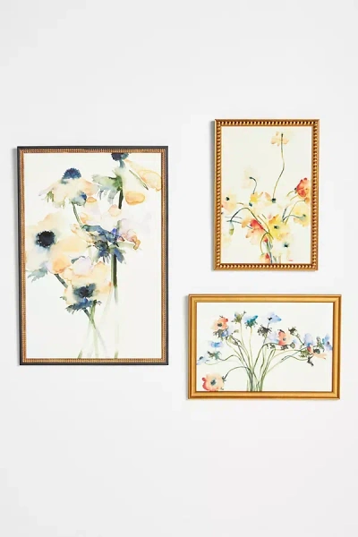 Artfully Walls Flowers Bouquet I And Ii Wall Art In Multi
