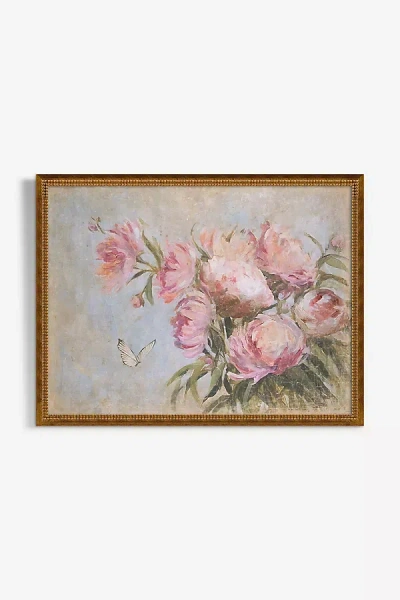 Artfully Walls Flowers From Her Garden Tapestry Wall Art In Pink