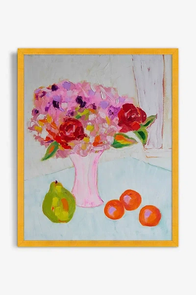 Artfully Walls Flowers, Quince And Mandarins Wall Art In Multi