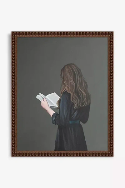 Artfully Walls Girl Reading Wall Art In Multi