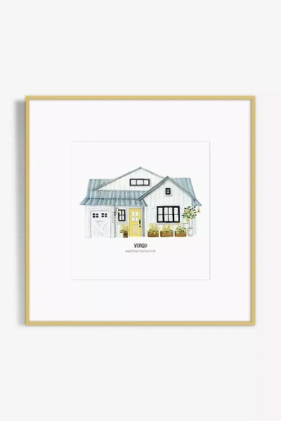 Artfully Walls Houses Of The Zodiac Wall Art In White