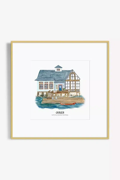 Artfully Walls Houses Of The Zodiac Wall Art In White