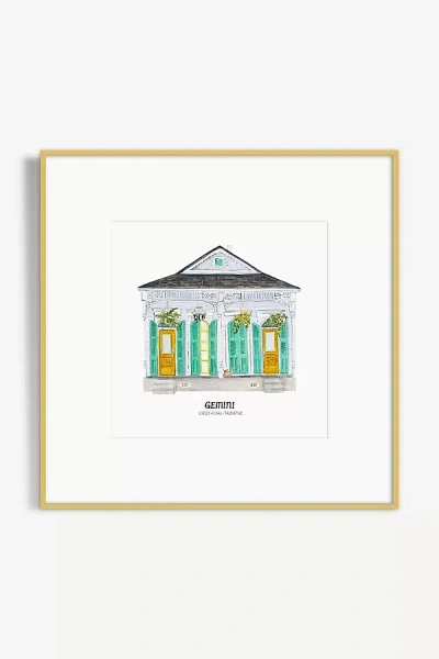Artfully Walls Houses Of The Zodiac Wall Art In Multi