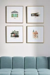 Artfully Walls Houses Of The Zodiac Wall Art In Blue