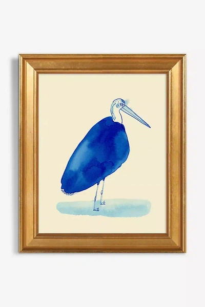 Artfully Walls Ink Bird Wall Art In Blue