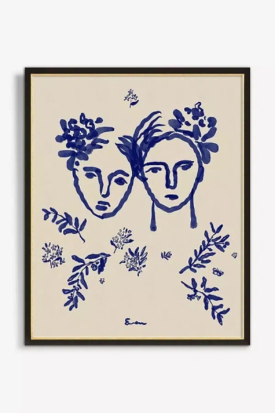 Artfully Walls Love: Indigo Wall Art In Blue