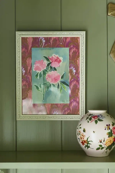 Artfully Walls Marbled Florals Wall Art