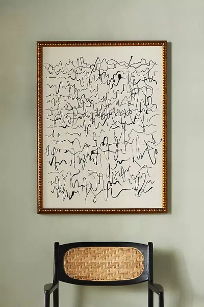 Artfully Walls Mood Lines Wall Art In Beige
