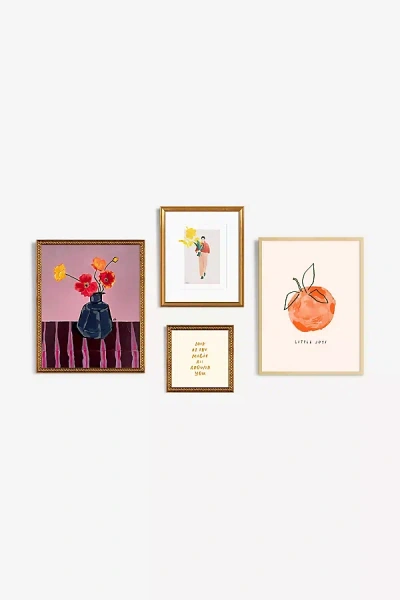 Artfully Walls Orange Spring Gallery Wall Art