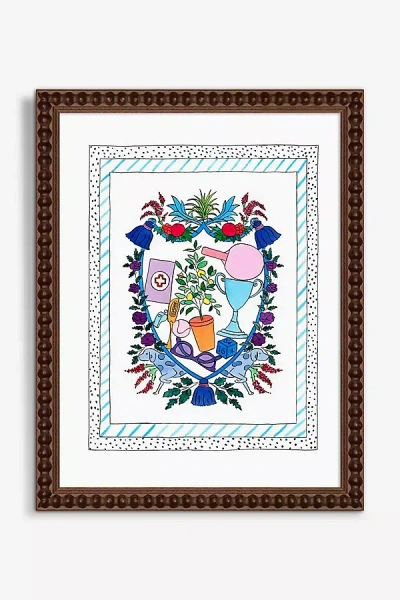 Artfully Walls Ornaments In Blue Crest Wall Art