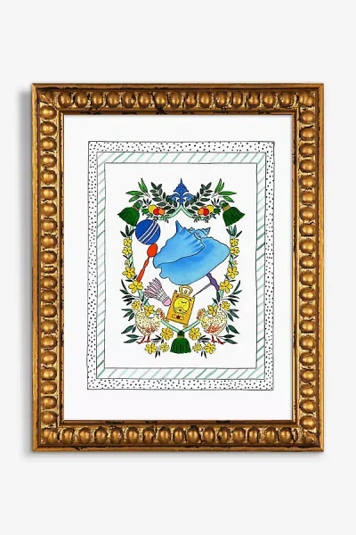 Artfully Walls Ornaments In Green Crest Wall Art