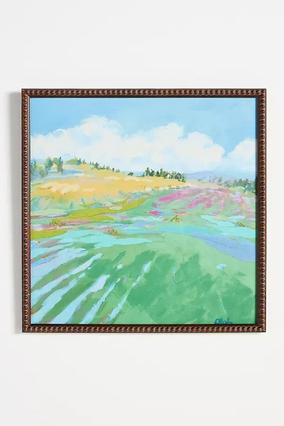Artfully Walls Patchwork Farm 5 Wall Art In Green