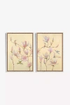 Artfully Walls Pink Magnolia Diptych Gallery Wall Art