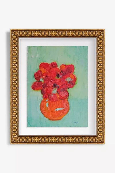 Artfully Walls Red Flowers