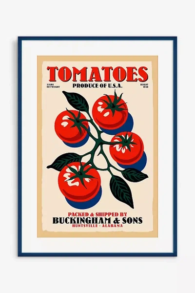 Artfully Walls Retro Tomatoes Wall Art In Multi