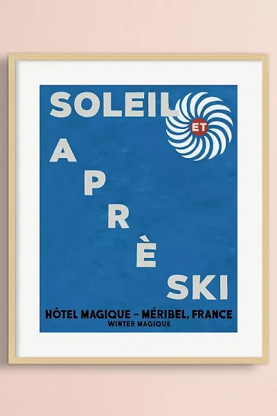 Artfully Walls Soleil Et Après-ski Framed Wall Art