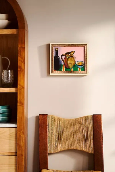 Artfully Walls Still Life With Pink And Green Wall Art