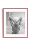 ARTFULLY WALLS THE SWIMMER WITH A WHITE CAP WALL ART