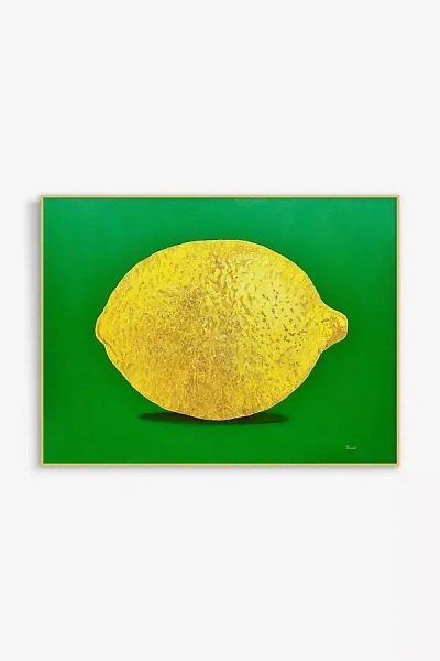 Artfully Walls This Is Not A Lemon Wall Art In Green