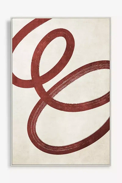 Artfully Walls Twirl Wall Art In Red