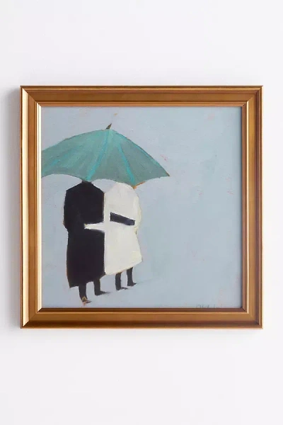 Artfully Walls Umbrella Couple 2 Wall Art In Multi