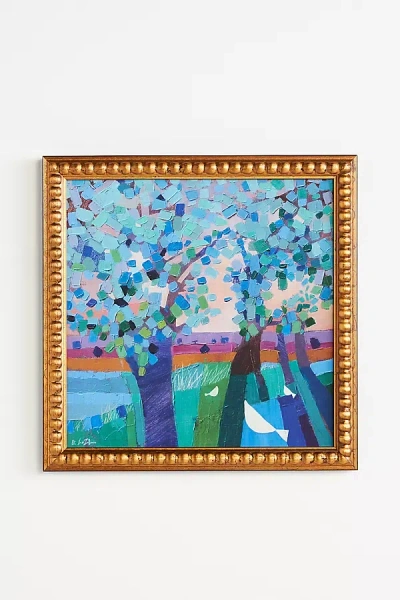 Artfully Walls Under The Trees Wall Art In Blue