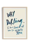 Artfully Walls Why Darling Wall Art