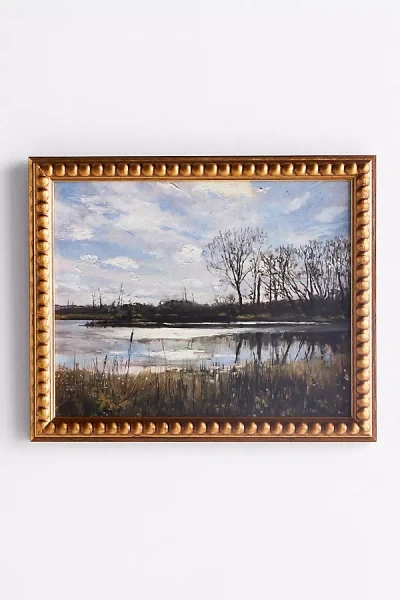 Artfully Walls Winter Pond Wall Art In Multi