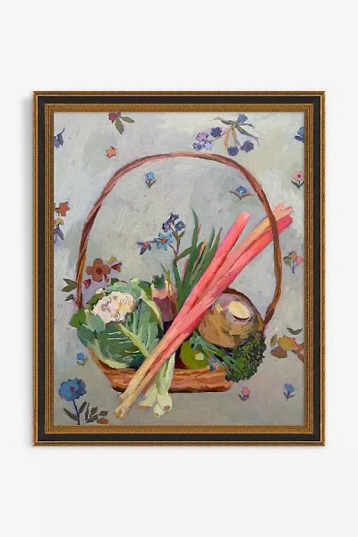 Artfully Walls Winter Vegetables And Rhubarb Wall Art In Multi