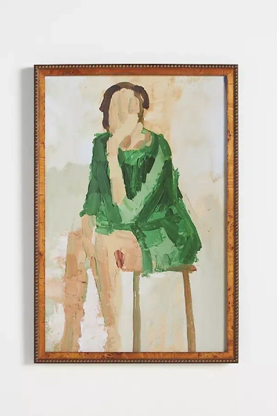 Artfully Walls Woman In Green