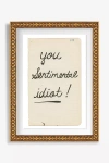 Artfully Walls You Sentimental Idiot Wall Art