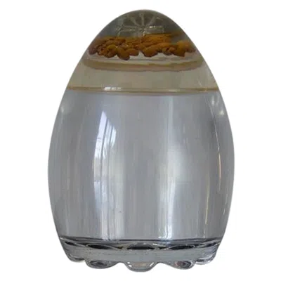 Pre-owned Arthur Arbesser 1970's Mid Century Egg Shape Coffee Storage Container With Coffee Beans Cover In Gray