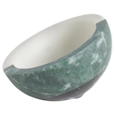 Pre-owned Arthur Arbesser New Modern Small Bowl In Marble Creator  In Gray