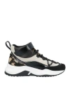 Arthur Arbesser X Baldinini Woman Sneakers Black Size 8 Leather In Black