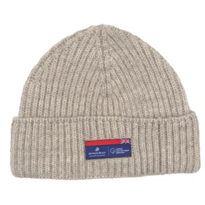 Arthur Beale Men's  Maritime Beanie - Light Welsh Grey