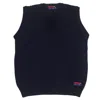 Arthur Beale Men's  Maritime Sleeveless Jumper - Navy Blue In Blue