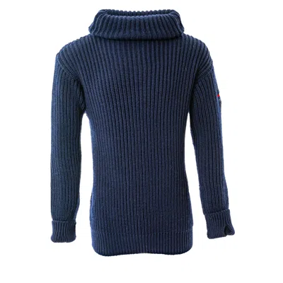 Arthur Beale Men's  Maritime Submariner Pullover - Navy Blue
