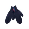 Arthur Beale Men's  Maritime Wool Mitten - Navy Blue In Blue