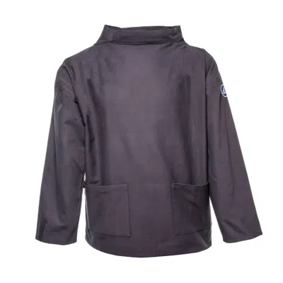 Arthur Beale Men's Blue  Boat Neck Smock - Navy