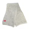 Arthur Beale Men's Grey / Neutrals  Pure British Wool Scarf - Light Welsh Grey In Grey